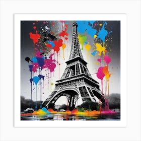 Paris Eiffel Tower 10 Art Print