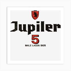 Jupiler Beer Art Print