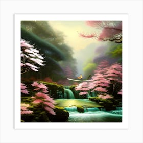 Japanese Landscape Art Print