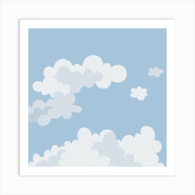 Sky With Clouds Art Print