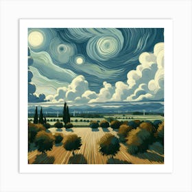 Starry Night Art Print