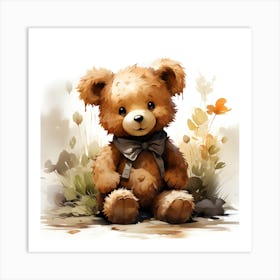 Gentle Giant Bear In Harmony Art Print