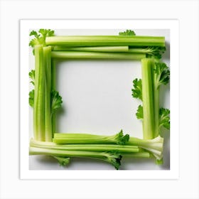 Celery Frame 2 Art Print