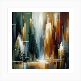 Abstract Cityscape 3 Art Print