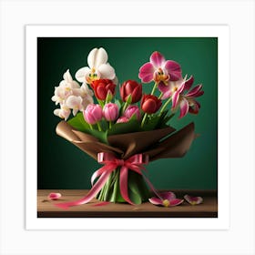 Bouquet Of Flowers 1 Art Print