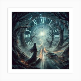 Clock Of The Dead Art Print