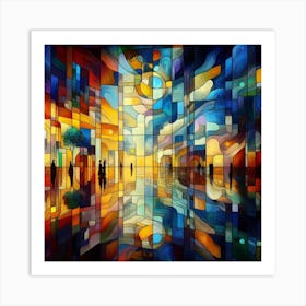 Noname Glass Art 4 Art Print