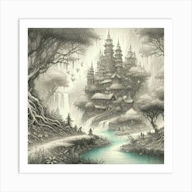 Fairytale Castle 16 Art Print