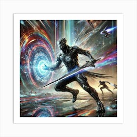 Archon Vortex Chrono Blade Art Print