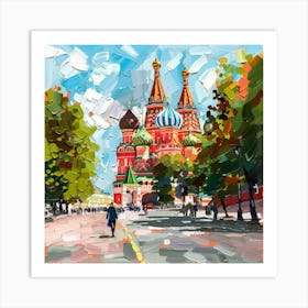 St Basil'S Cathedral 4 Art Print