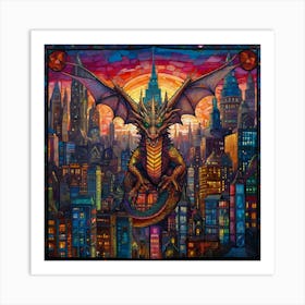 Dragon City Art Print