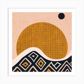 Sahara Sunset Art Print