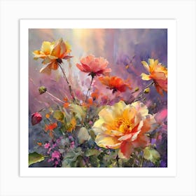 Floral Delight Art Print