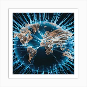 World Of Wires Art Print