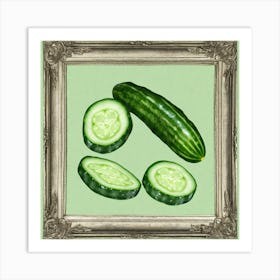 Cucumbers 3 Art Print