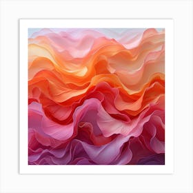 Abstract Watercolor Painting Art Print