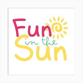 Fun In The Sun Art Print