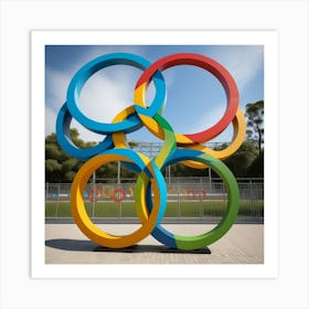 Olympic Rings 1 Art Print