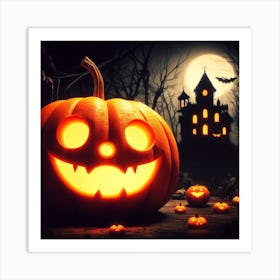 Halloween Pumpkin 1 Art Print