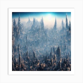 Sci fi City Art Print