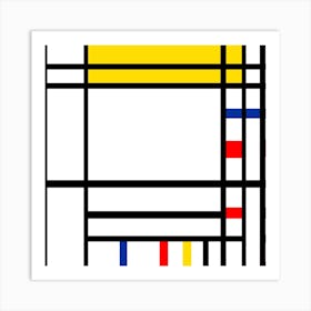 Mondrian 38 43 Sq Art Print