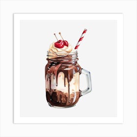 Ice Cream Sundae 6 Art Print