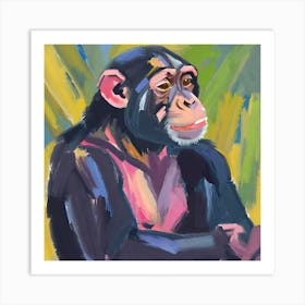 Chimpanzee 01 Art Print