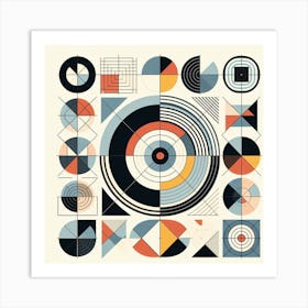 Geometric Shapes Art Print