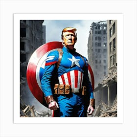 Captain Trump Art Print