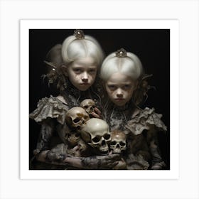 Richardvachtenberg Little Girls From Artworkin The Style Of Oth D6e9a84b 45eb 4dd6 Aff9 8dc905811c94 1 Art Print