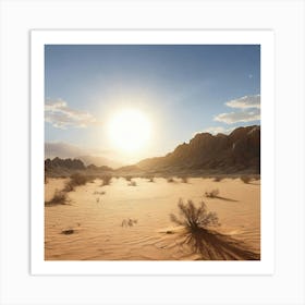 Desert Stock Videos & Royalty-Free Footage 1 Art Print