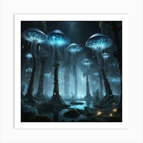 Dark Forest Art Print