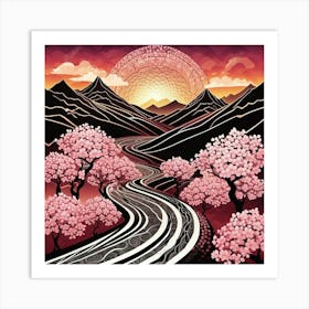 Sakura Blossoms 1 Art Print