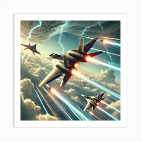 Stratospheric Strikers High Altitude Manueverability Art Print