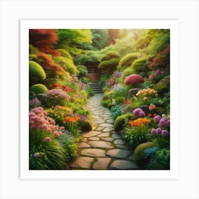 Garden Path 19 Art Print