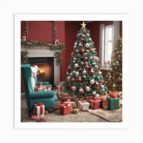 Christmas Tree Art Print