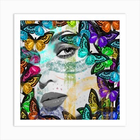 Butterfly Painting Art Print