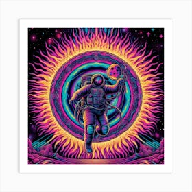 "Soular Cells" Moon Man Collection [Risky Sigma] Art Print