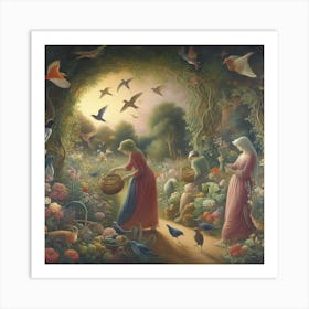 Garden Of Eden 4 Art Print