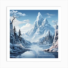 Winter Landscape 7 Art Print