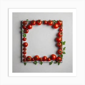 Frame Of Tomatoes 15 Art Print