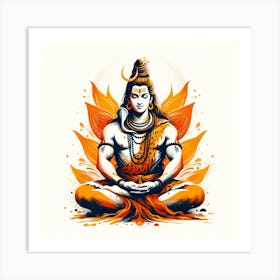 Lord Shiva 13 Art Print