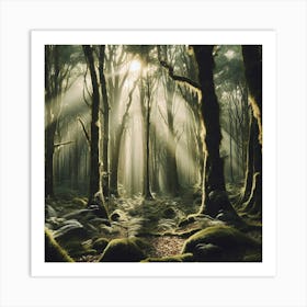 Mossy Forest 2 Art Print