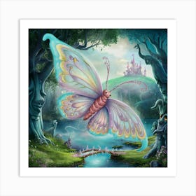 Fairytale Butterfly Art Print