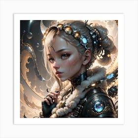 Steampunk Girl 2 Art Print