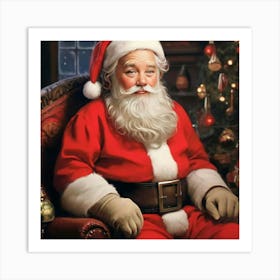 Santa Claus 1 Art Print