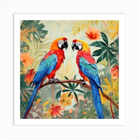 Bird In Nature Macaw 4 Art Print