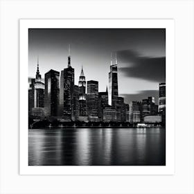 Chicago Skyline 3 Art Print