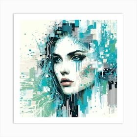 Abstract Canvas Print Art Print