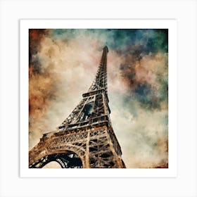 Eiffel Tower 4 Art Print